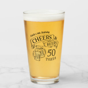 Typografie-Krüge und Biere aller Altersklassen Geb Glas