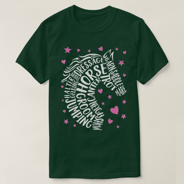 Typografie Kunst, Dichtung und Musik T-Shirt (Design vorne)