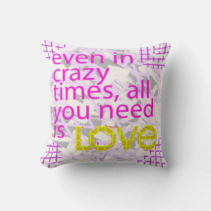 Typografie liebend Inspiration Kissen