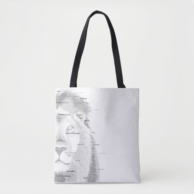 Typografie-Löwe (Vorderseite)