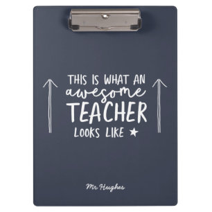 Typografie-Marinegeschenk des fantastischen Klemmbrett