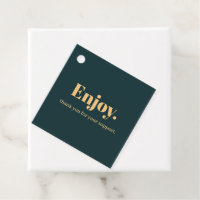 Typografie Minimalistisch Hang Tag Design