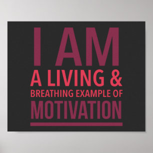 Typografie-Motivationsposter Poster