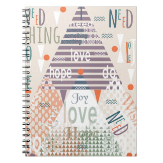 Typografie Notizblock
