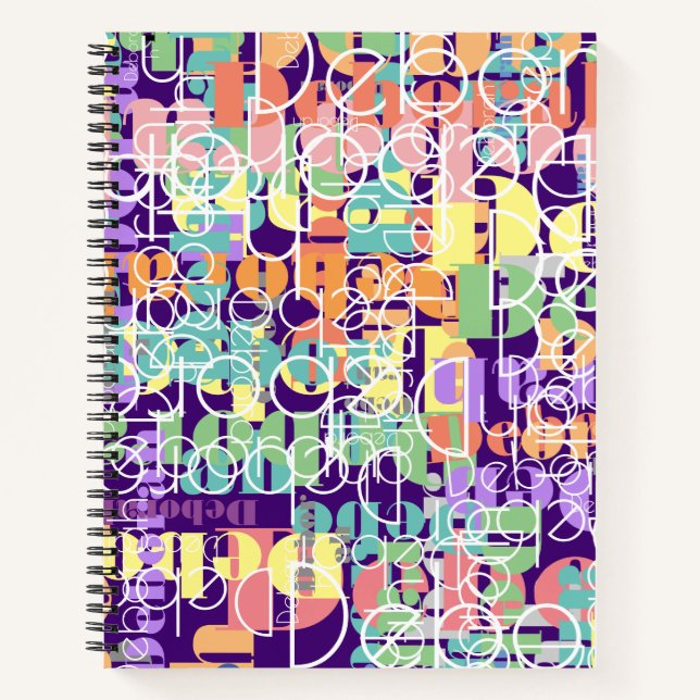 Typografie Notizbuch (Vorderseite)