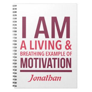 Typografie Personalisiert-Notebook Notizblock