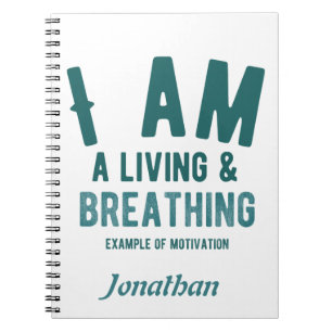 Typografie Personalisiert-Notebook Notizblock