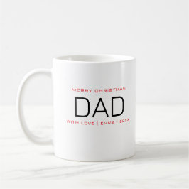 Typografie, Phantastischer Vater Weihnachten Kaffeetasse