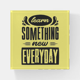 Typografie-Quote Briefbeschwerer