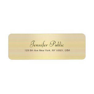 Typografie Script Moderne elegante Imitat Gold Tre