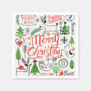 Typografie Serviette