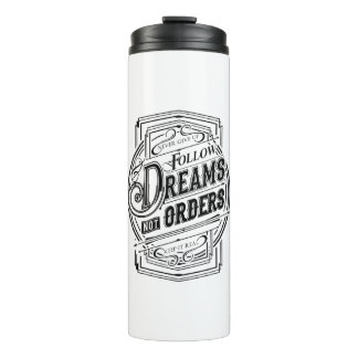 Typografie-Spruch Thermosbecher