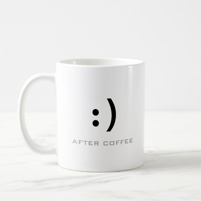 Typografie-Tasse Kaffeetasse (Links)