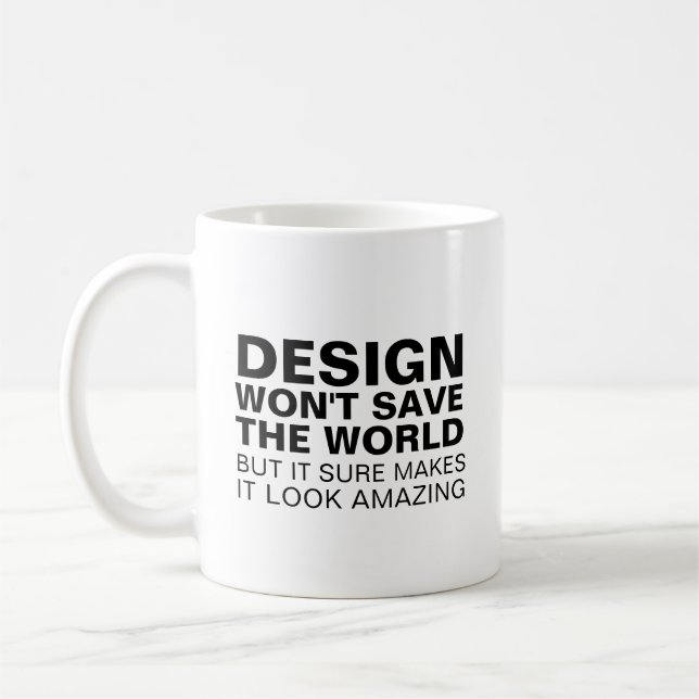 Typografie-Tasse Tasse (Links)