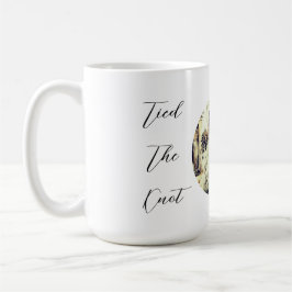 Typografie tied The Knot Couple Name Tasse