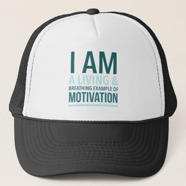 Typografie Trucker Hat Truckerkappe (Vorderseite)