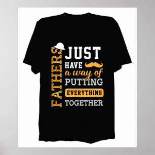 Typografie Vatertag Poster