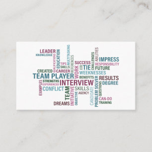 Typografie Visitenkarte