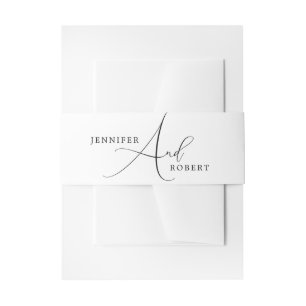 Typografie von Blac Script im weißen Hintergrund Einladungsbanderole