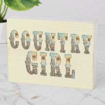 Typografie von Funky Country Girls