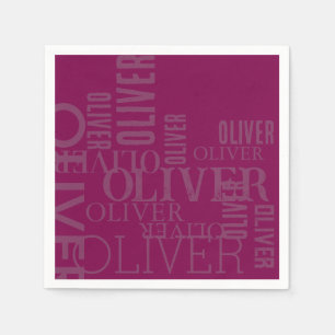 Typografie-Wine Serviette