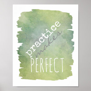 typografische Plakatpraxis macht perfekt Poster