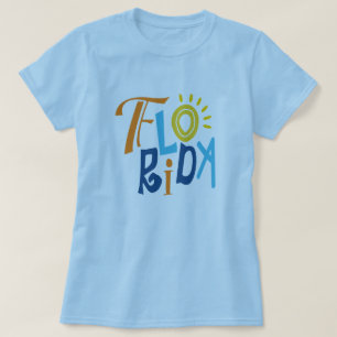 Typografischer Entwurf Florida-Spaßes T-Shirt
