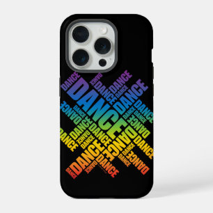 Typografischer Tanz (Spectrum) iPhone 5 Hülle iPhone 15 Pro Hülle