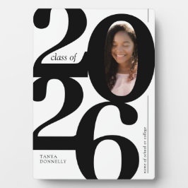 Typografisches Foto Graduate 2025 Fotoplatte