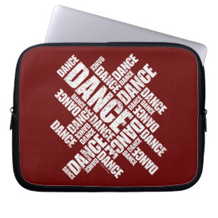 Typographic Dance (distressed) Laptopschutzhülle
