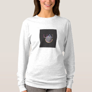 typography_6_ha,ha,ha,ppy day_1 T-Shirt
