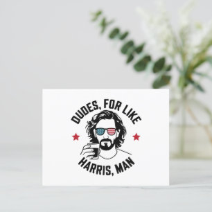 Typs für wie Harris Man White Typs für Harris Postkarte
