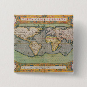 Typus Orbis Terrarum, Karte der Welt Button