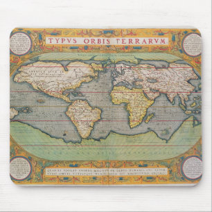Typus Orbis Terrarum, Karte der Welt Mousepad
