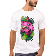 Tyranicorn Pink Dino - Weiß