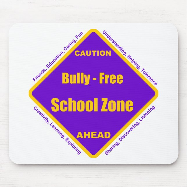 Tyrann - freie Schulzone Mousepad (Vorne)