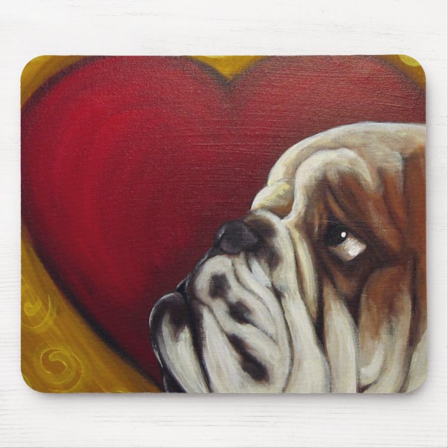 Tyrann-Herz Mousepad (Vorne)