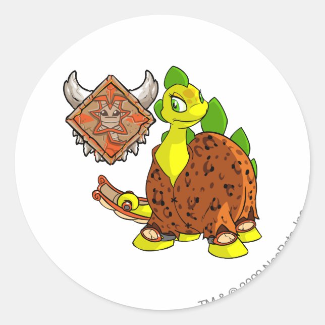 Tyrannia Team Kapitän 1 Runder Aufkleber (Vorderseite)