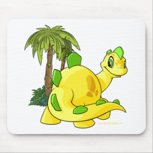 Tyrannian gelbes anstarrendes Chomby Mousepad