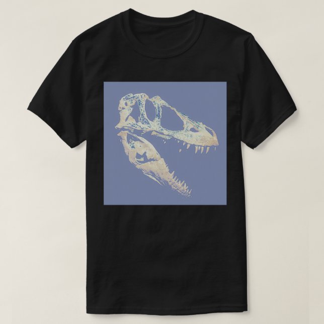 Tyrannosaur White Skull T-Shirt (Design vorne)