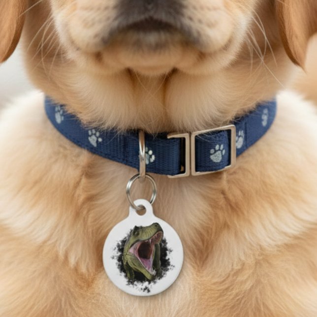 Tyrannosaurus Dinosaur Pet Hund Katze Lost Id Haustiermarke (Von Creator hochgeladen)