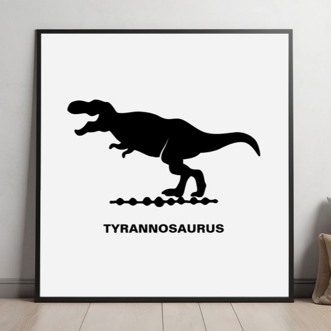 Tyrannosaurus Dinosaur-Silhouette Poster (Von Creator hochgeladen)