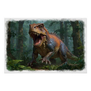 Tyrannosaurus Fun Ecology Poster