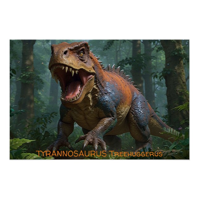 Tyrannosaurus Fun Ecology Poster (Vorderseite)
