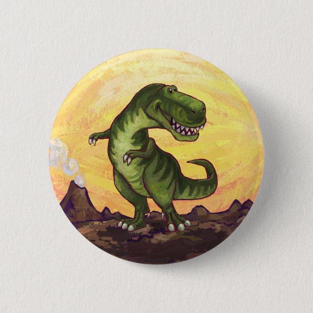 Tyrannosaurus Geschenke und Zubehör Button (Vorderseite)