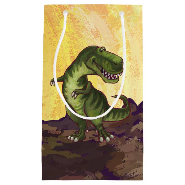 Tyrannosaurus Geschenke und Zubehör Kleine Geschenktüte (Vorderseite)