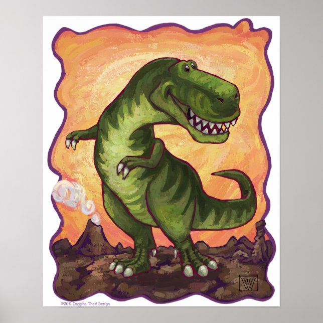 Tyrannosaurus Geschenke und Zubehör Poster (Vorne)