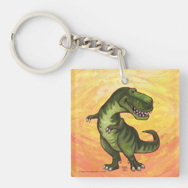 Tyrannosaurus Geschenke und Zubehör Schlüsselanhänger (Vorderseite)