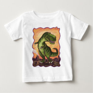 Tyrannosaurus-Kunst-Spitzen Baby T-shirt