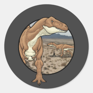 Tyrannosaurus Rex #2 Runder Aufkleber